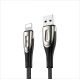 Kabel Joyroom Sharp Series S-M411 USB-A / Lightning 3A 1.2m ze wskaźnikiem ładowania - czarny