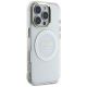 4. Etui Guess IML Metal Colored Circle Classic Logo MagSafe na iPhone 16 Pro - białe