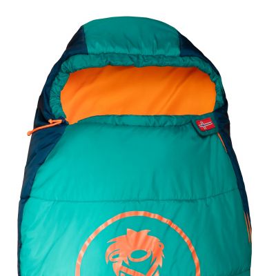 2. Śpiwór Trollkids Femund 3in1 zielony morski/niebieski madeirowski/zachód słońca na Saharze (695-358)