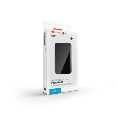 5. FIXED FIXZENMC-10-BK bank mocy Litowo-polimerowy (LiPo) 10000 mAh Bezprzewodowe ładowanie Czarny