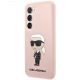 2. Etui Karl Lagerfeld Silicone Ikonik na Samsung Galaxy S23 - różowe
