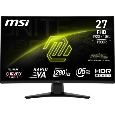 7. MSI MAG 274CXF monitor komputerowy 68,6 cm (27") 1920 x 1080 px Full HD Czarny