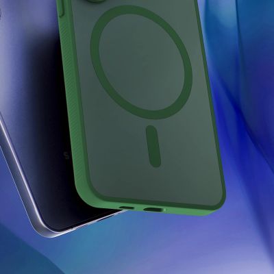 30. Etui 3mk Smoke MagCase na iPhone 17 Pro - zielone-półprzezroczyste