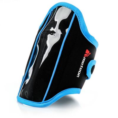 3. Opaska na telefon Meteor czarno-niebieska 23783