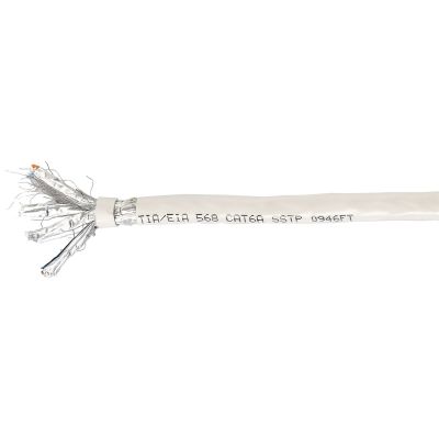 Kabel Instalacyjny Cat6A S/FTP 4P23 305.00m szary LSZH