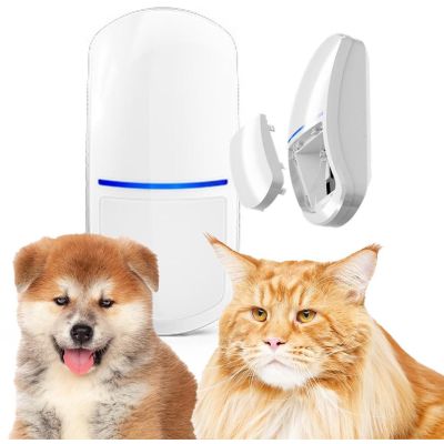 2. Satel SLIM-DUAL-PET detektor ruchu Pasywny czujnik podczerwieni (PIR) Bezprzewodowy Sufit / Ściana Biały