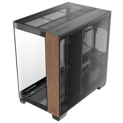 22. Antec C8 Curve Wood Full Tower Czarny, Przezroczysty, Drewno
