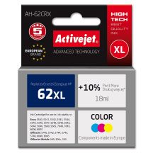 Activejet AH-62CRX Tusz (zamiennik HP 62XL C2P07AE; Premium; 18 ml; kolor)
