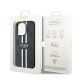 8. Etui Guess 4G Printed Stripes MagSafe na iPhone 15 Pro Max - czarne