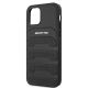6. Etui AMG Leather Debossed Lines na iPhone 12 mini - czarne