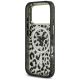 7. Etui Guess Leopard Glitter MagSafe na iPhone 17 Pro - czarne