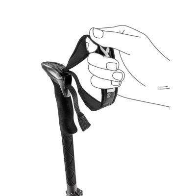 3. Kije trekkingowe LEKI SHERPA FX, 120-140cm czarne