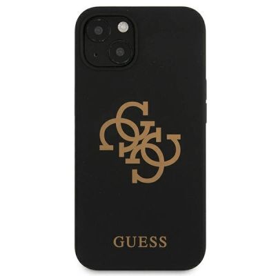 3. Etui Guess Silicone 4G Logo na iPhone 13 - czarne
