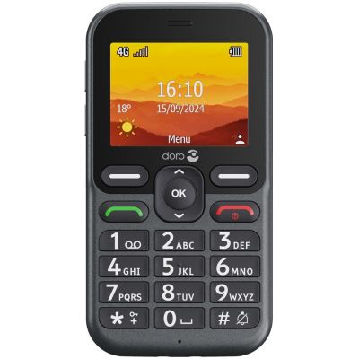 Doro Leva L10 6,1 cm (2.4") 120,7 g Czarny Telefon funkcjonalny