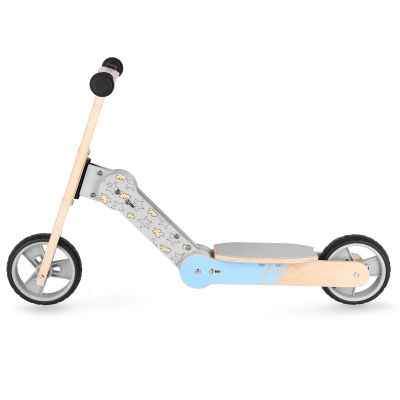 5. Rowerek biegowy i hulajnoga dziecięca 2w1 Spokey WOO-RIDE MULTI 940906 niebieski