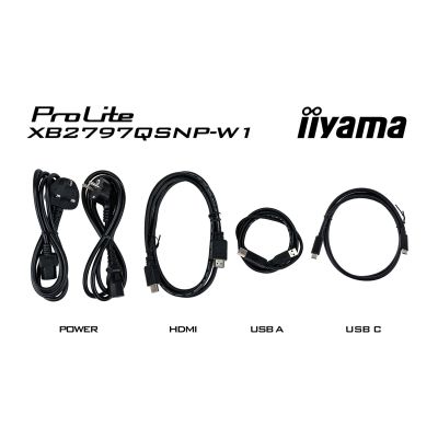 16. iiyama ProLite XB2797QSNP-W1 monitor komputerowy 68,6 cm (27") 2560 x 1440 px Quad HD LCD Biały