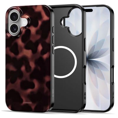 3. Etui Tech-Protect Lamano MagSafe na iPhone 17 - czarno-czerwone