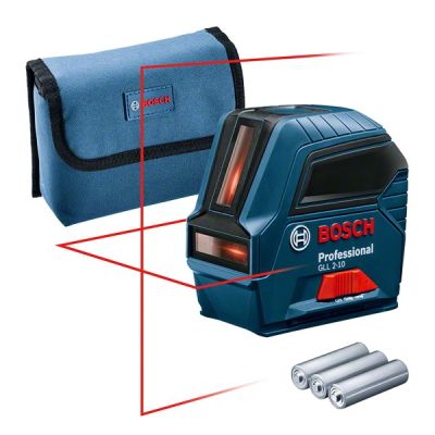 2. Bosch GLL 2-10 Professional Niwelator liniowy 10 m 630-650 nm