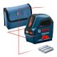 2. Bosch GLL 2-10 Professional Niwelator liniowy 10 m 630-650 nm