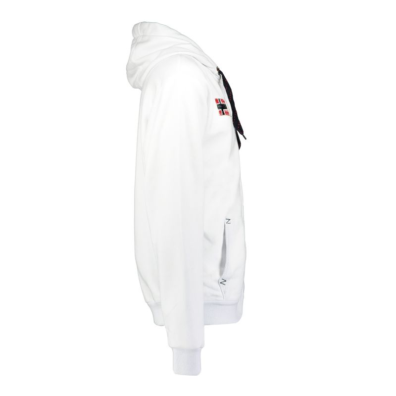 3. Bluza męska Geographical Norway GORMA MEN 100 EO +BS (WT1880H/GN-WHITE)