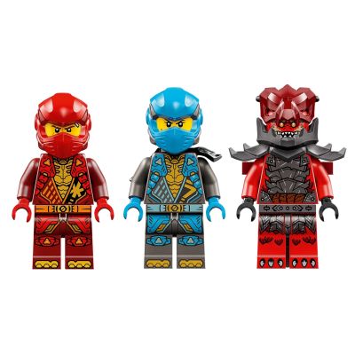 17. LEGO NINJAGO 71830 Burzowy jeździec-mech Kaia