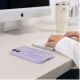 5. Etui Tech-Protect BasicMag MagSafe na iPhone 17 - liliowe matowe