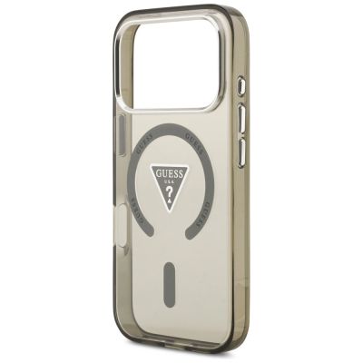 6. Etui Guess IML Gradient Triangle Logo MagSafe na iPhone 17 Pro - zielone