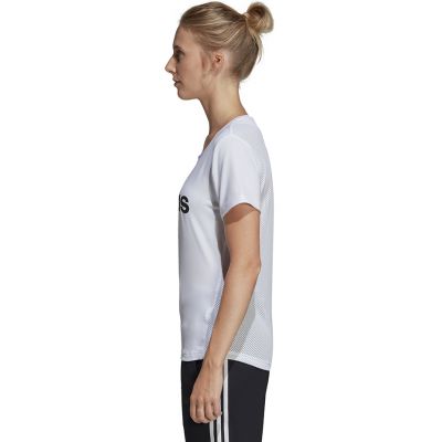 8. Koszulka adidas W D2M Logo Tee W DU2080