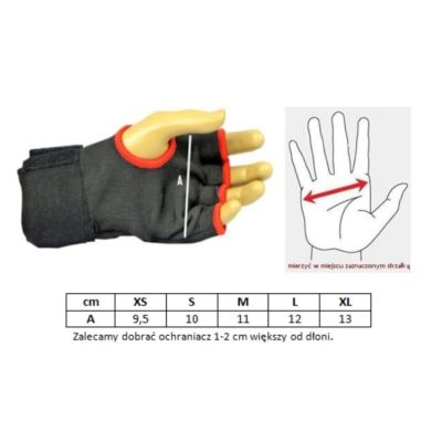 14. Bandaże bokserskie żelowe BBŻ-1 13101-01M