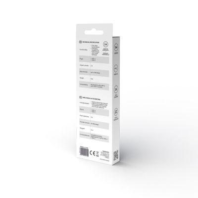 4. SAVIO KABEL USB-A – USB-C, 3 M, BIAŁY, CL-168