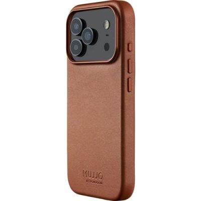7. Etui skórzane do iPhone 17 Pro Tan Mujjo