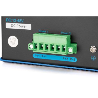 8. Industrialny przełącznik Ethernet 8+2 -Port Gigabit PoE Switch 8 Port GE PoE RJ45, 2 GE SFP Port