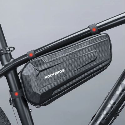 10. Torba rowerowa Rockbros B66 wodoodporna na ramę - czarna