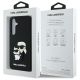7. Etui Karl Lagerfeld 3D Rubber Karl&Choupette na Samsung Galaxy S24 FE - czarne