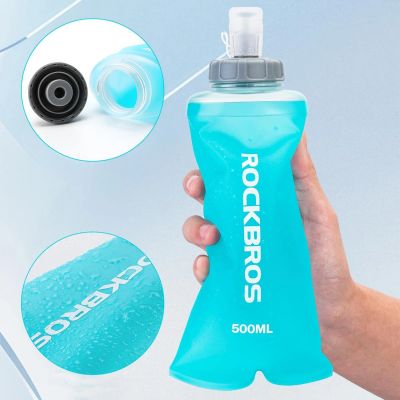 3. Bukłak Rockbros 35210027001 soft flask miękki bidon do biegania 500 ml - jasnoniebieski