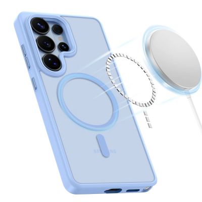 3. Etui Tech-Protect Magmat MagSafe na Samsung Galaxy S26 Ultra - niebieskie matowe