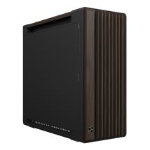 ASUS ProArt PA602 Wood Edition Modern Black - Metal Panel Midi Tower Czarny, Drewno