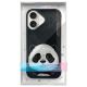 12. Etui Nimmy Big Eyed Pet 2.0 Panda na iPhone 16 - czarne