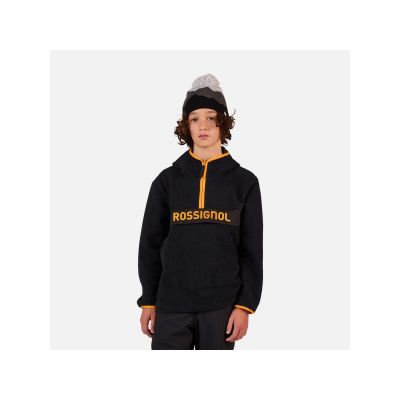 Bluza dziecięca ROSSIGNOL JR All Track Anorak Fleece czarna