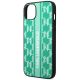 6. Etui Karl Lagerfeld Monogram Stripe na iPhone 14 - zielone
