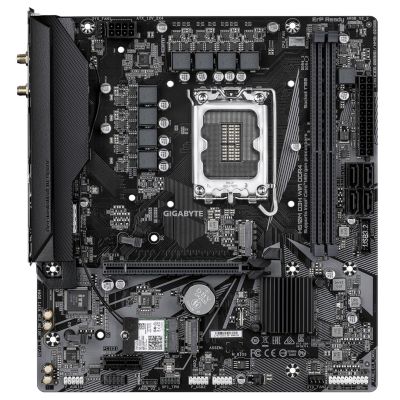 2. Płyta główna Gigabyte H610M D3H WIFI DDR4 | Rodzina procesorów Intel | Gniazdo procesora LGA1700 | Obsługiwane interfejsy dysków twardych SATA, M.2 | Ilość złączy SATA: 4
