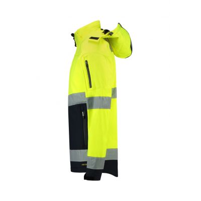2. Kurtka Rimeck Bi-color EN ISO 20471 Softshell M MLI-T5297 fluorescencyjny żółty