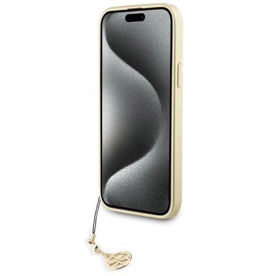 5. Etui Guess 4G Charms Collection do iPhone 15 Plus - szare