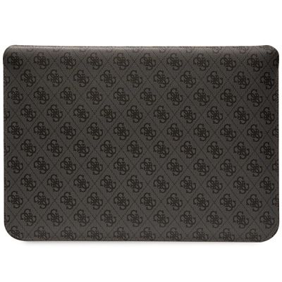 3. Pokrowiec Guess 4G Stripe Metal Logo na laptopa 14" - czarny