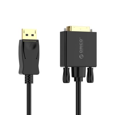 5. Kabel Orico XD-DTD DisplayPort do DVI 4K 1 m - czarny