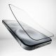 4. Szkło hybrydowe Puro Flexible Glass D3O z czarną ramką do iPhone 16 Plus / iPhone 15 Pro Max / iPhone 15 Plus