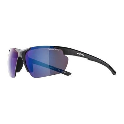 Okulary na rower ALPINA DEFEY HR kolor BLACK szkło BLUE MIRROR Cat.3