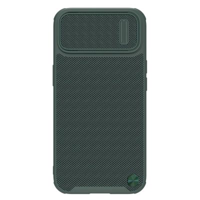 Nillkin Textured S Case etui iPhone 14 Plus pancerny pokrowiec z osłoną na aparat zielony