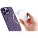 3. Plecione etui MagSafe Woven Case do iPhone 15 Pro - granatowe