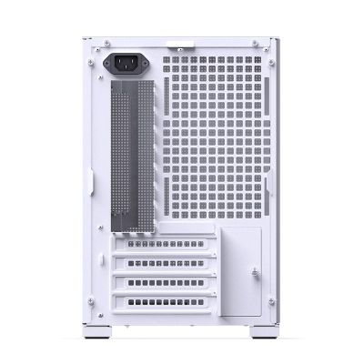 26. Obudowa PC Jonsbo D32 STD Biała Obudowa, Mini Obudowa, mATX, Szkło Hartowane - Białe